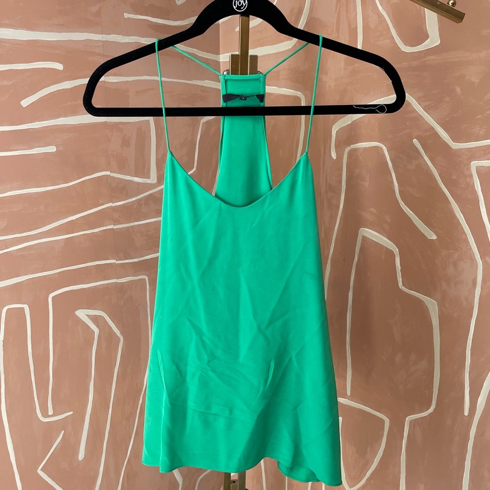 Tibi silk tank top